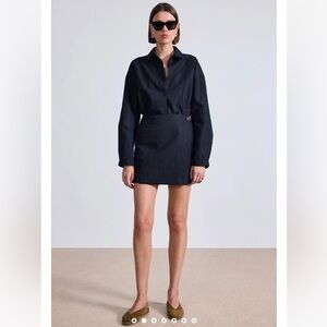 Apiece Apart Reina Mini Dress Black Size 2